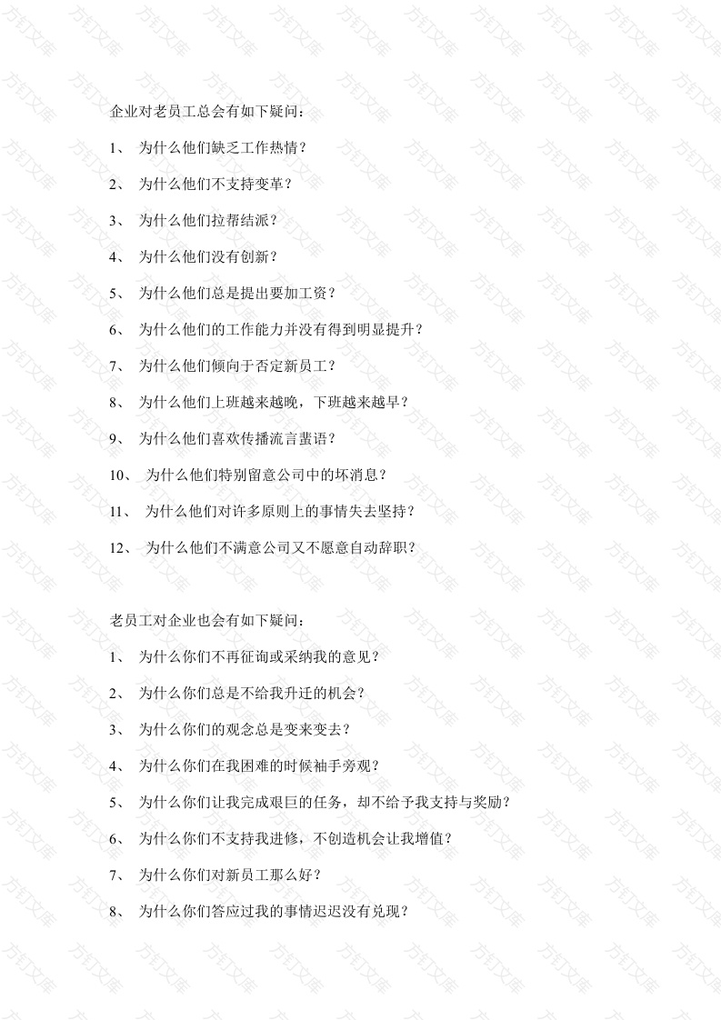 企业管理：企业与员工相处的艺术封面图 - 工程文档文档