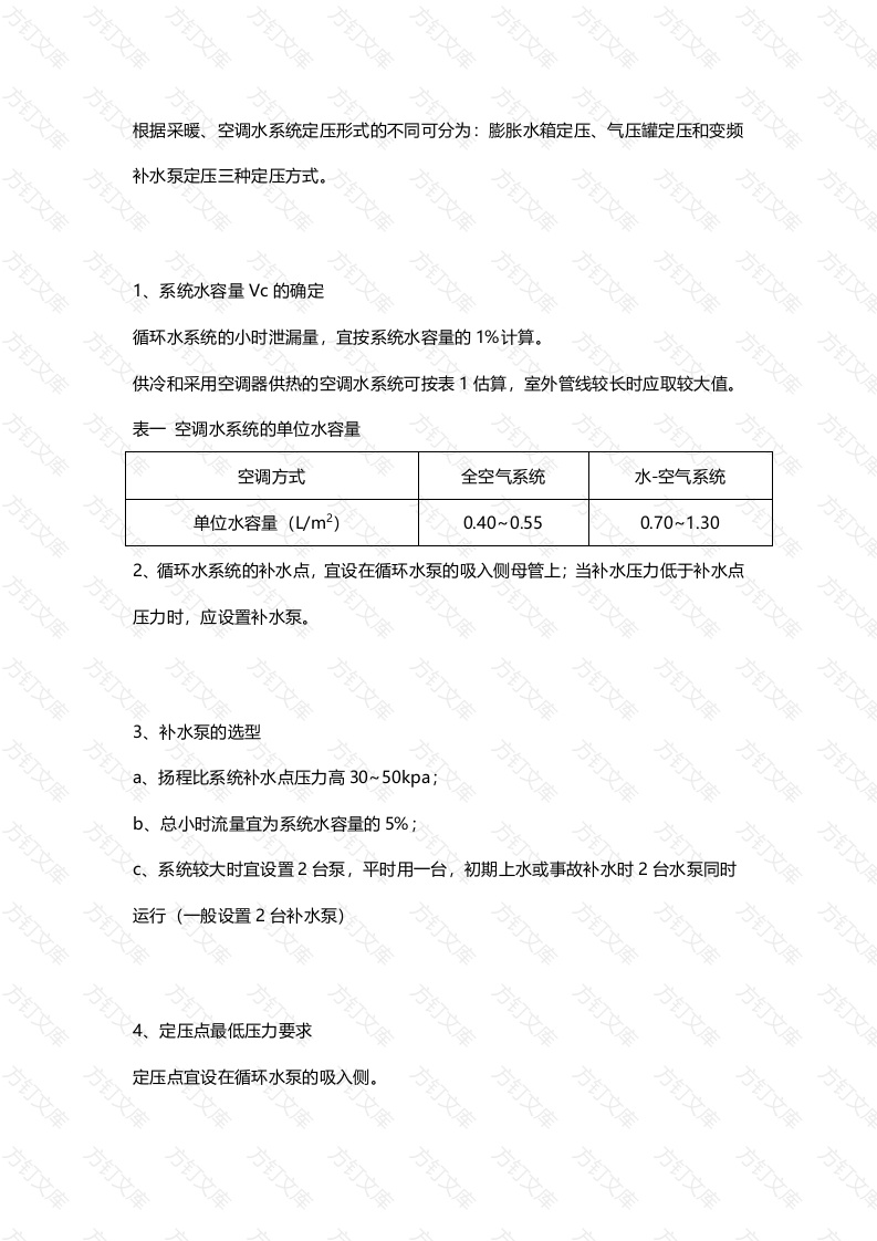 暖通空调培训资料：空调补水的计算方法封面图 - 工程文档文档