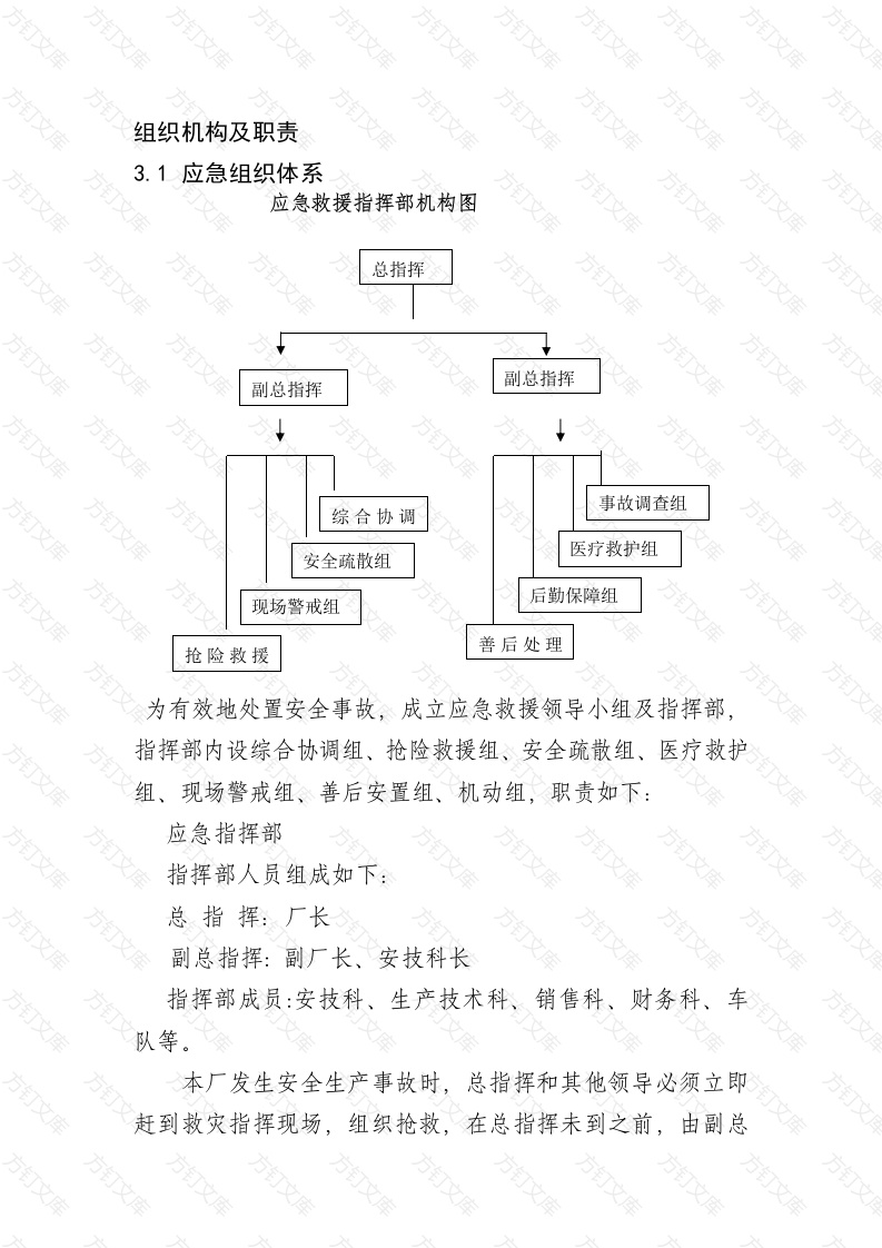 某公司应急救援组织机构及职责封面图 - 工程文档文档