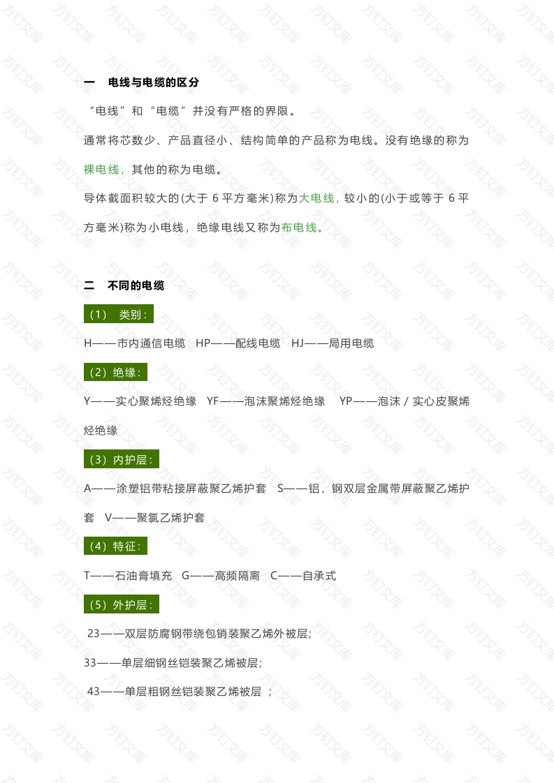 电线与电缆基础知识封面图 - 公共专业文档