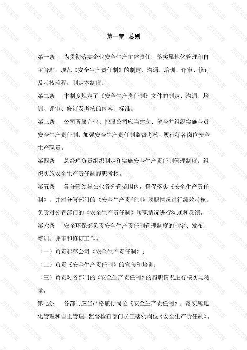 某公司安全生产责任制管理制度封面图 - 公共专业文档