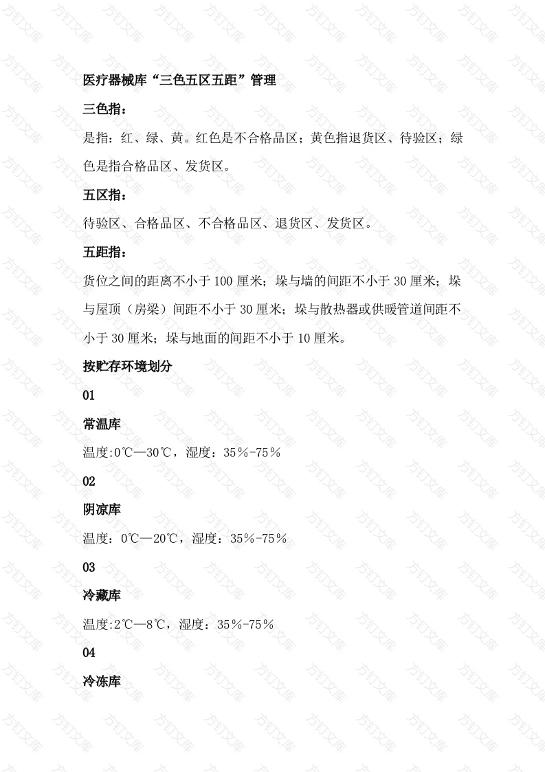 医疗器械库房的划分要点及管理要求封面图 - 工程文档文档