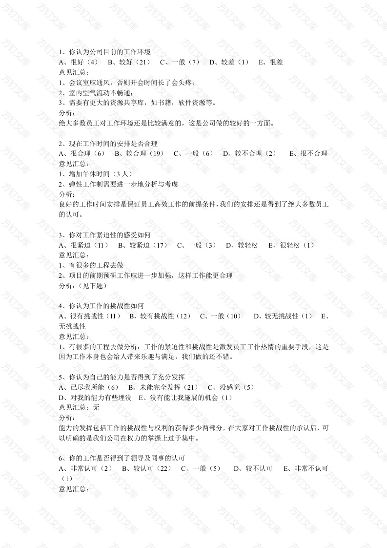 人力资源状况调查分析实例封面图 - 公共专业文档