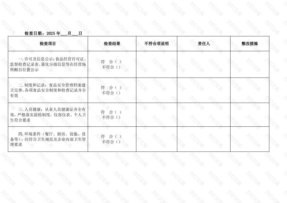 某初中食品安全主体责任风险清单封面图 - 公共专业文档