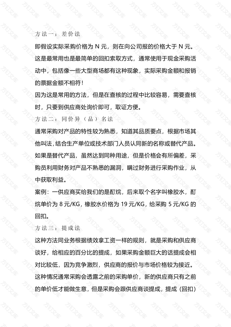 采购索取回扣八大方法总结封面图 - 工程文档文档