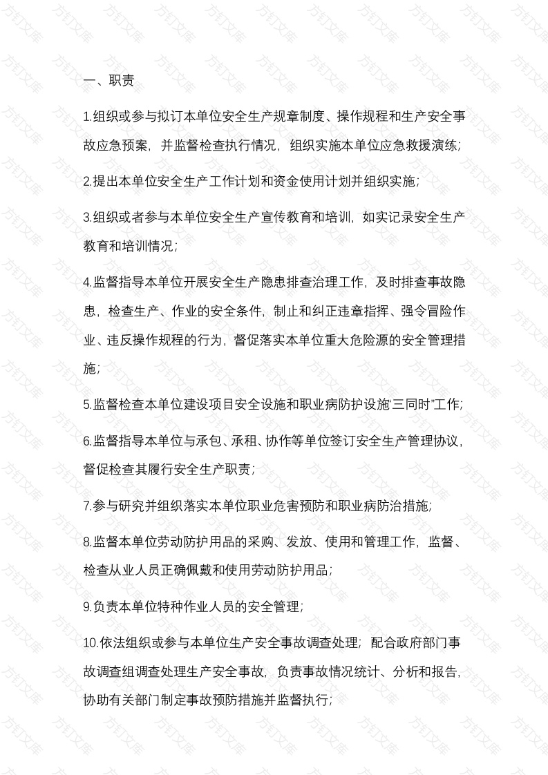 安全生产分管负责人安全生产目标责任书封面图 - 公共专业文档