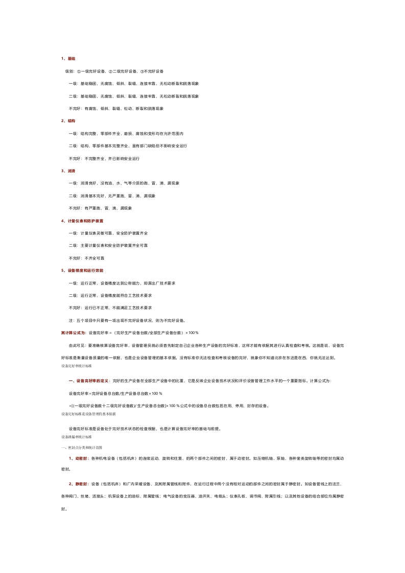 设备点检标准总结封面图