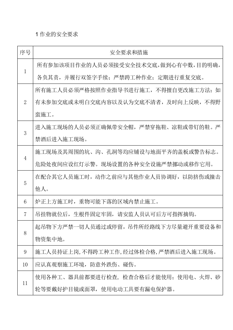 锅炉安全施工作业的安全要求及措施封面图 - 公共专业文档