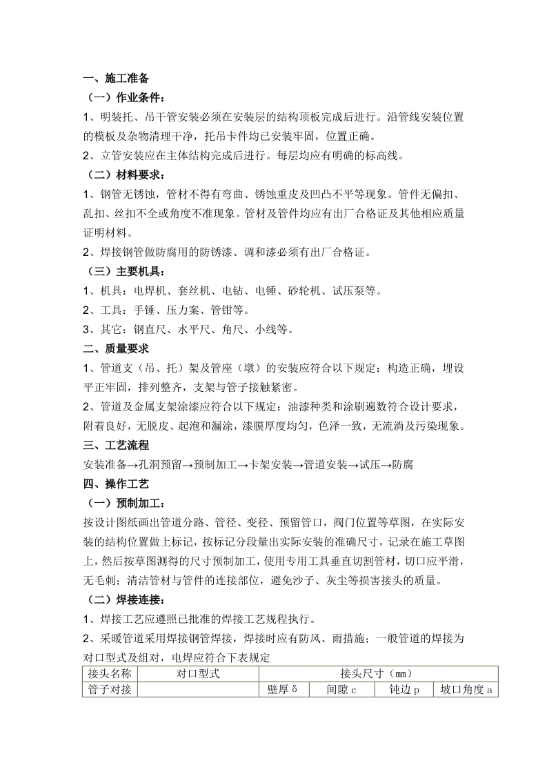 消防焊接钢管技术交底封面图 - 公共专业文档