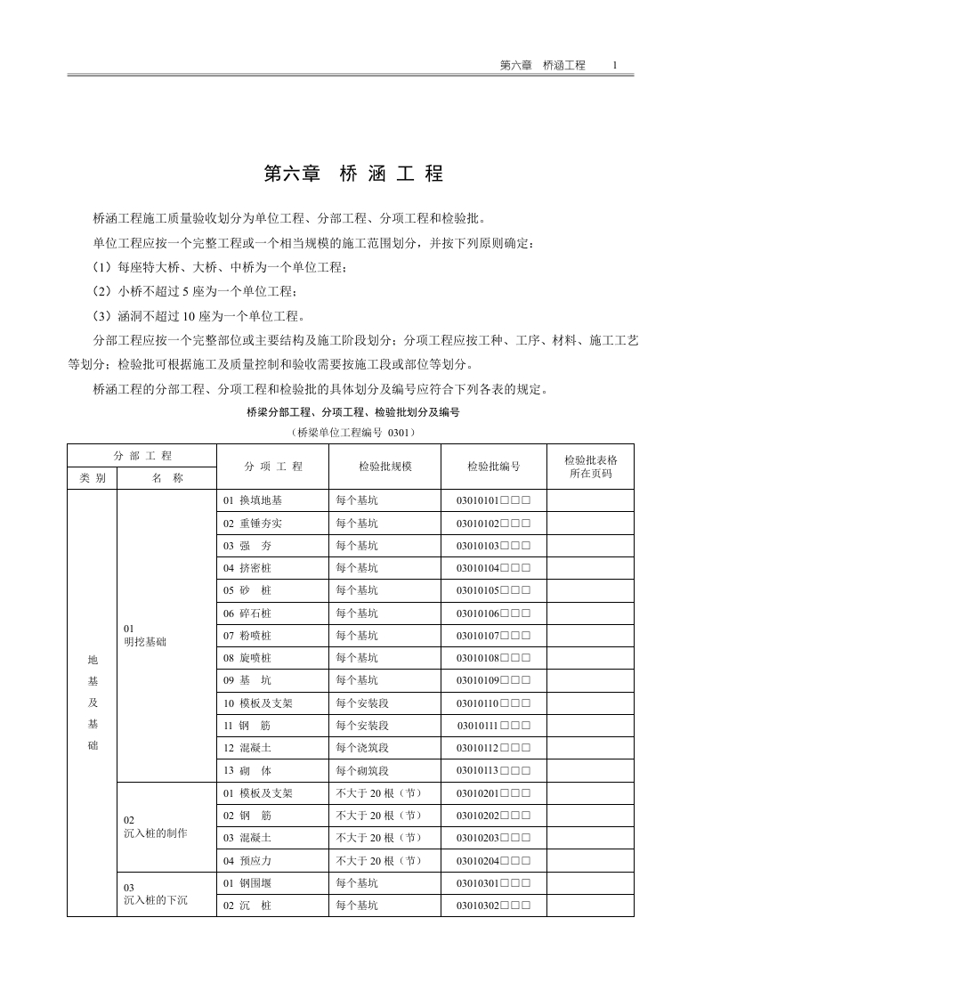 桥涵表封面图 - 行业标准文档