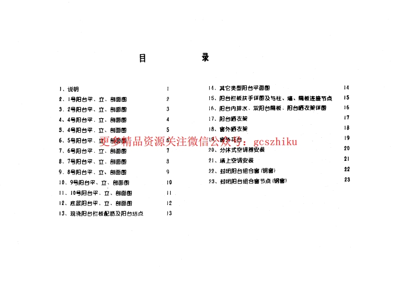 苏J9504建筑配件通用图集-阳台封面图 - 地方标准文档