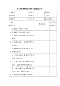 施工现场装配式活动板房安装验收表封面图 - 公共专业文档